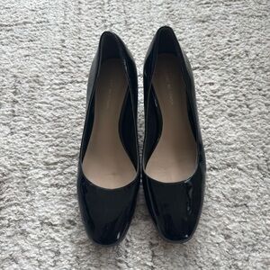 Stuart Weitzman Black Patent Leather Heels